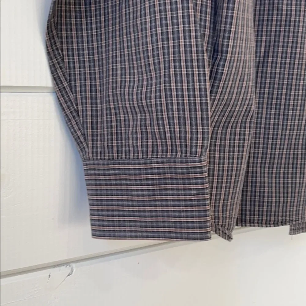 J Crew Washed Tartan Tailored Fit Plaid Shirt XL